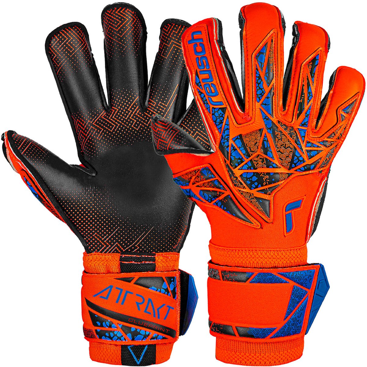 1200x1200-1014 Reusch Attrakt Gold X Evolution Glueprint Keepershandschoenen - Maat 8.5 - Afbeelding 1