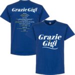 Grazie Gigi Honours T-shirt - Blauw - M