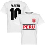 Peru Farfan 10 Team T-Shirt - Wit - XXL