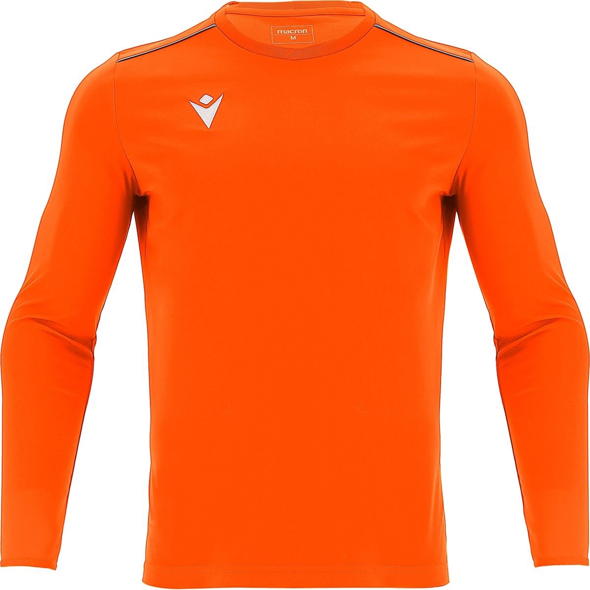 1200x1200-1163 Macron Rigel Hero Voetbalshirt Lange Mouw Kinderen - Oranje | Maat: 140 - Afbeelding 1