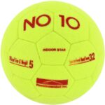 NO10 Indoor Star Zaalvoetbal geel - Maat 5