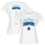 City Back to Back Champions Squad T-Shirt - Wit - Dames - XXL