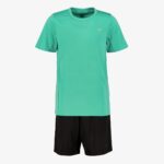 Dutchy tweedelig kinder sport set groen zwart - Maat 176