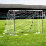 Draagbare Stalen Voetbaldoelen - Snel Opzetten - Weerbestendig - Inclusief Grondpennen - Diverse Formaten