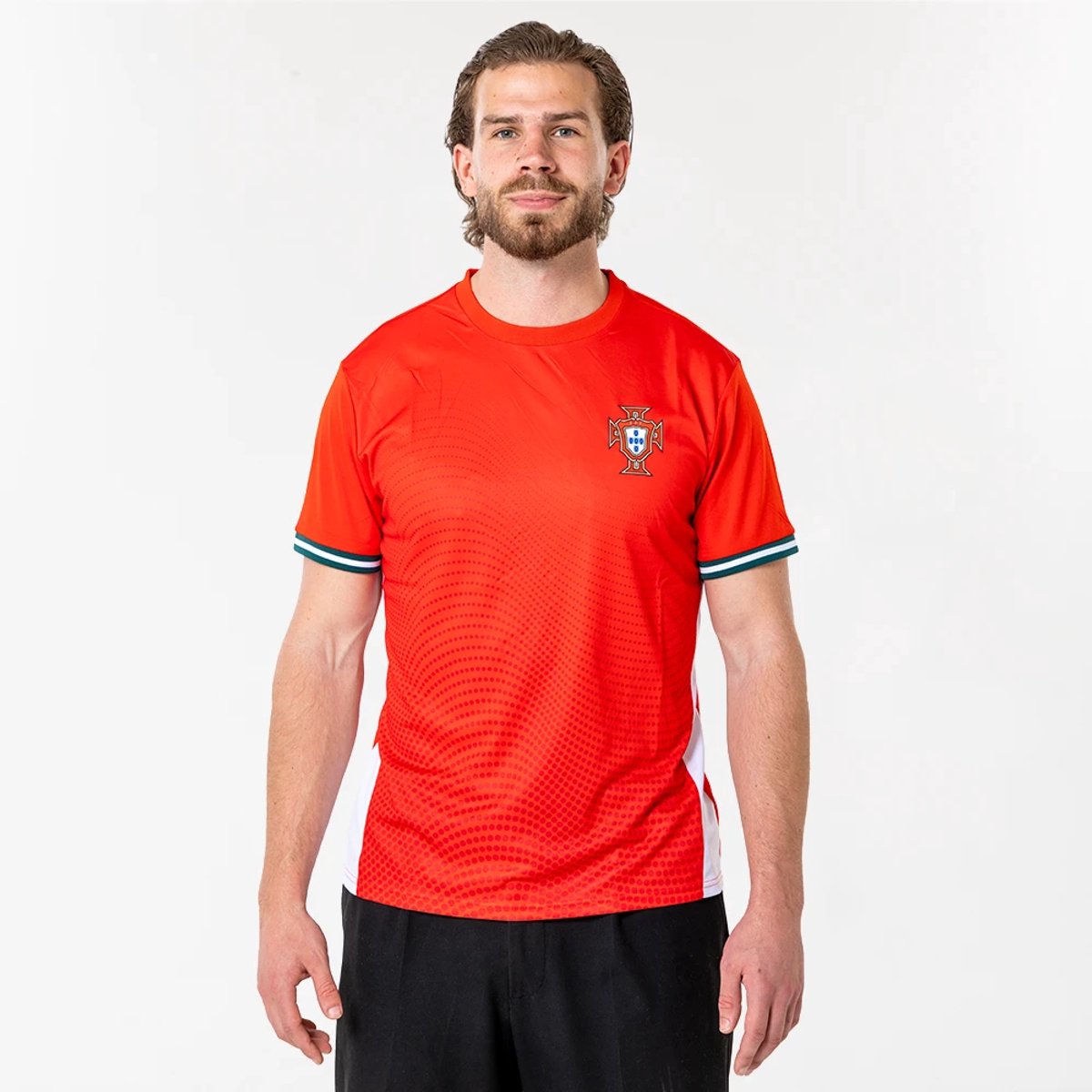 1200x1200-135 Portugal Voetbalshirt Heren - Maat S t/m XXL - Rood - FPF - Officiële Fanmerchandise - WK 2026 - Afbeelding 1