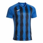 Joma Inter V T-shirt Met Korte Mouwen Blauw M Man