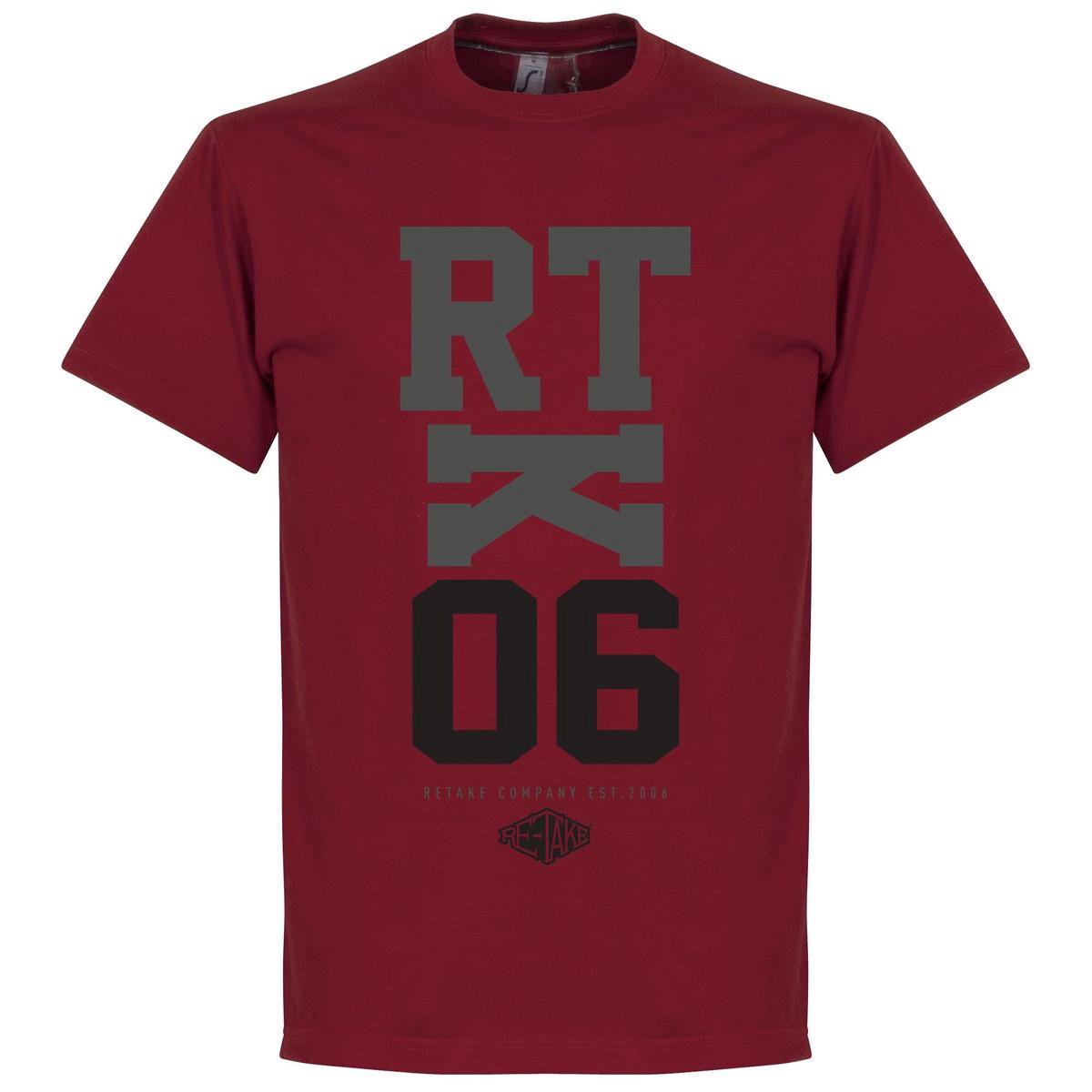 1200x1200-1379 Retake RTK06 T-Shirt - Rood - L - Afbeelding 1