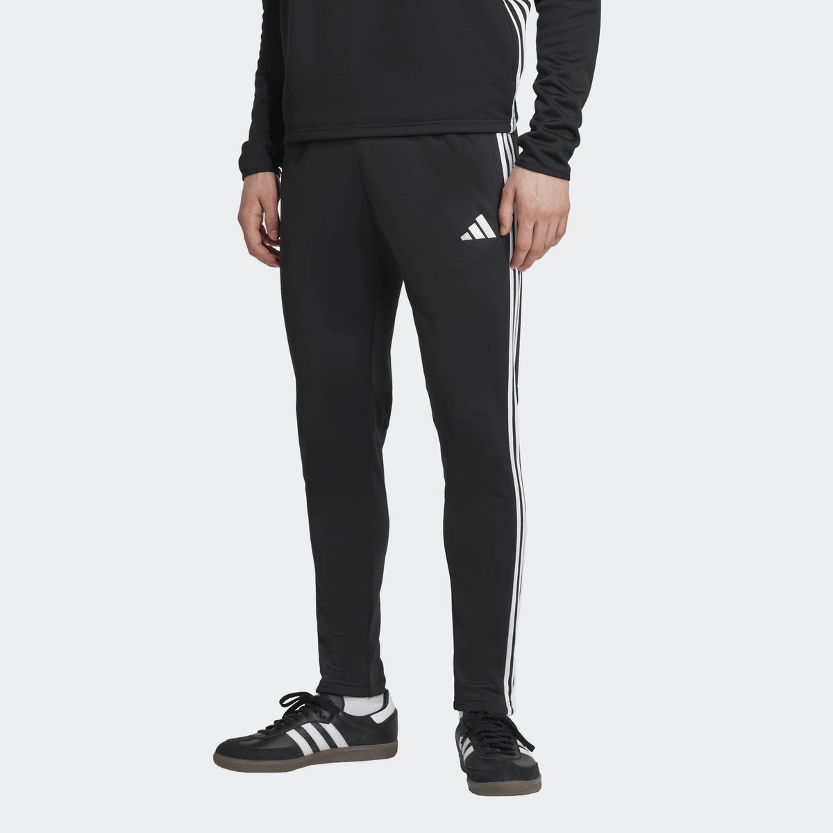 1200x1200-1509 ADIDAS - tiro es winpnt - Voetbal trainingsbroek heren - Zwart, wit - Afbeelding 1