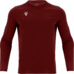 Macron Rigel Hero Voetbalshirt Lange Mouw Heren - Bordeaux | Maat: L