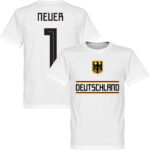 Duitsland Neuer 1 Team T-Shirt - Wit - XXXL