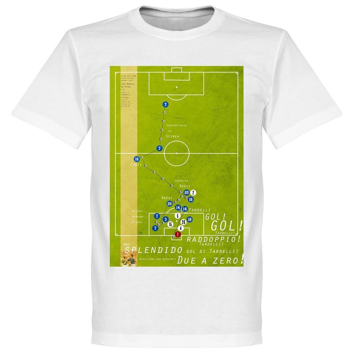 1200x1200-1630 Pennarello Marco Tardelli 1982 Classic Goal T-Shirt - XS - Afbeelding 1