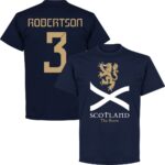Scotland The Brave Robertson 3 T-Shirt - Navy - Kinderen - 140