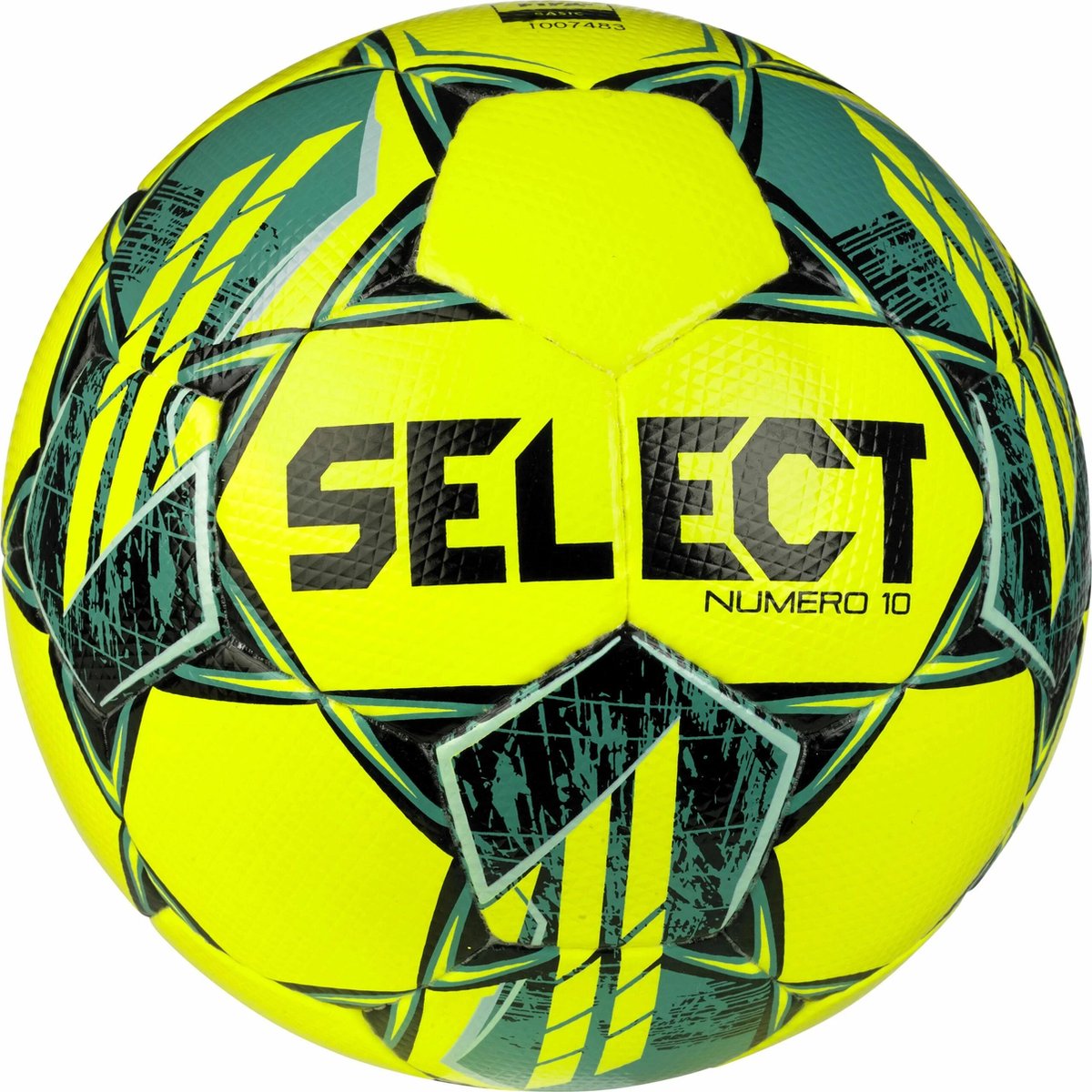 1200x1200-1715 Select Numero 10 V23 Wedstrijdbal - Fluogeel | Maat: 5 - Afbeelding 1