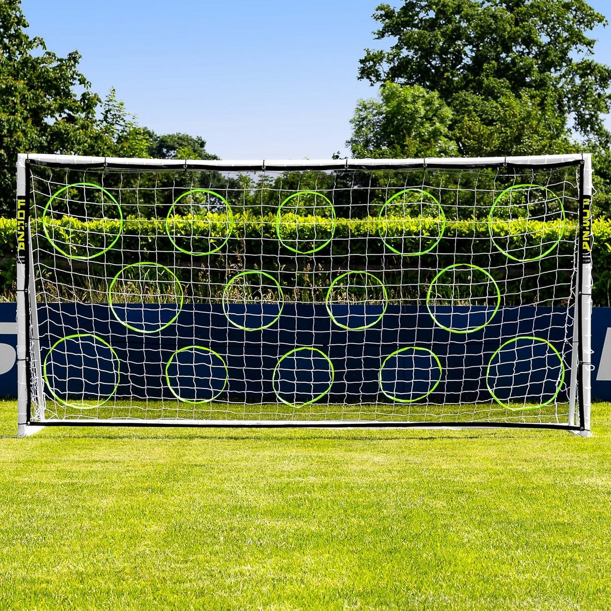 1200x1200-1720 Voetbaldoel Netten met Meerdere Gaten voor Schotnauwkeurigheidstraining - Afbeelding 1