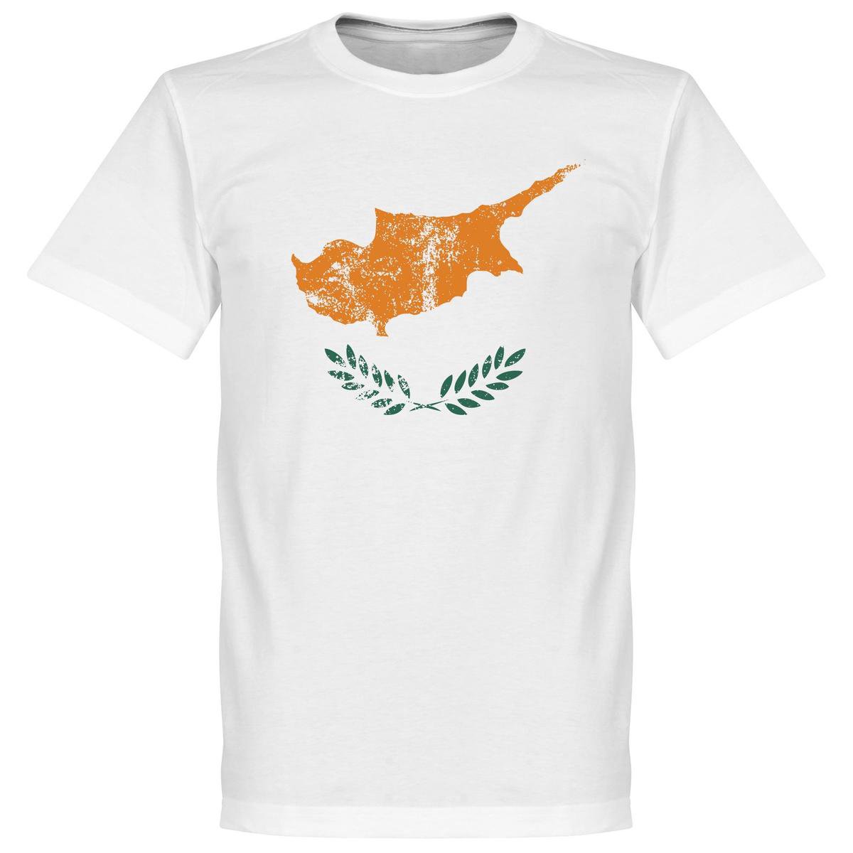 1200x1200-173 Cyprus Flag T-Shirt - M - Afbeelding 1