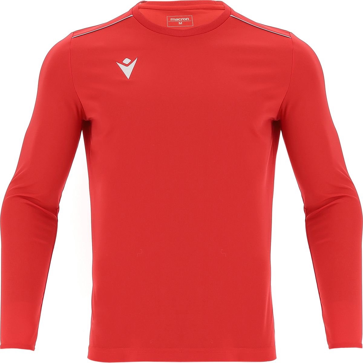 1200x1200-1736 Macron Rigel Hero Voetbalshirt Lange Mouw Heren - Rood | Maat: 4XL - Afbeelding 1