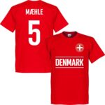Denemarken Maehle 5 Team T-Shirt - Rood - Kinderen - 104