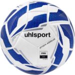Uhlsport Attack Addglue Wedstrijd/Trainingsbal - Wit / Royal / Blauw | Maat: 5