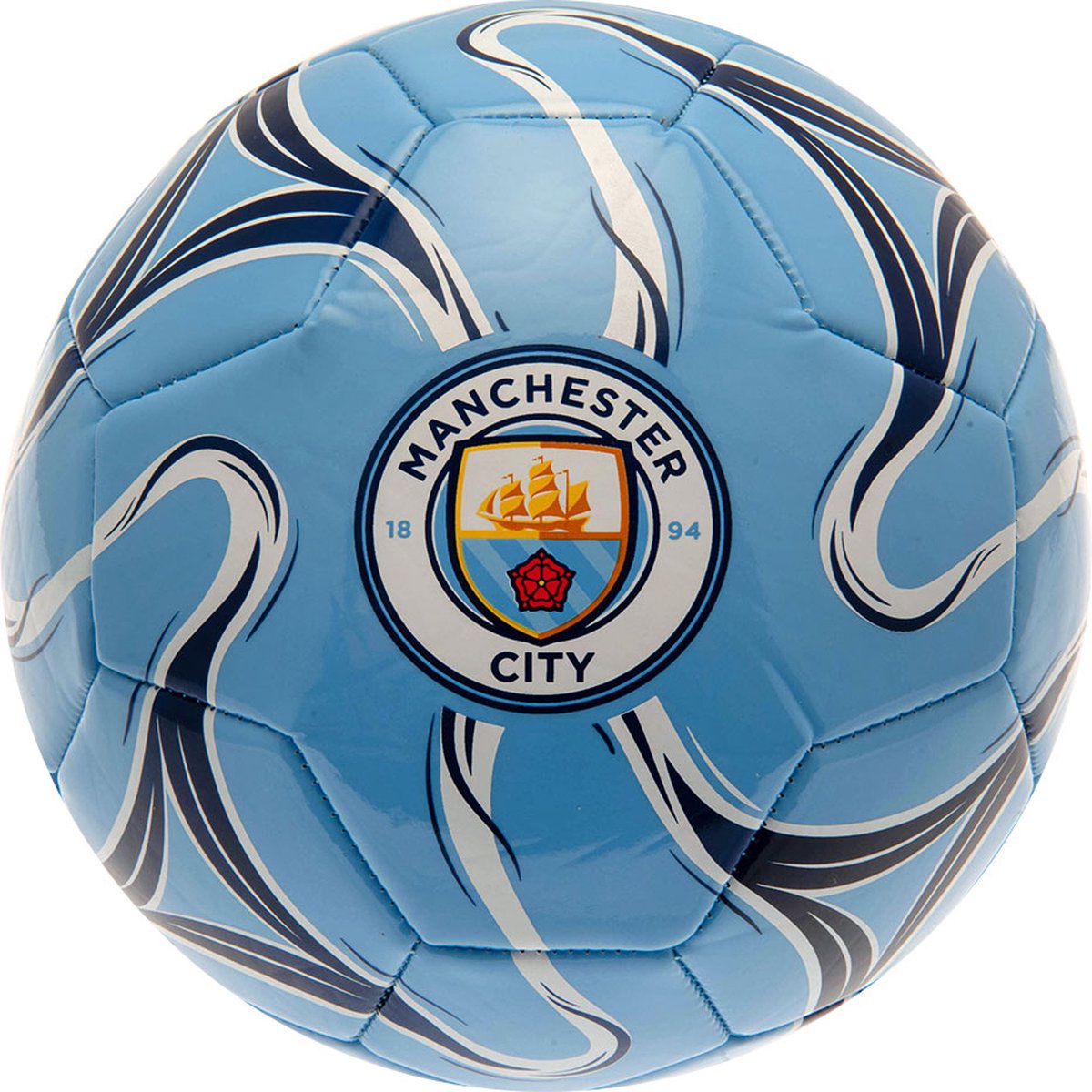 1200x1200-1817 Manchester City voetbal CC - maat 5 - blauw - Afbeelding 1
