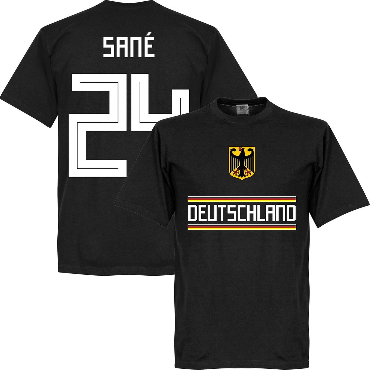 1200x1200-1843 Duitsland Sané 24 Team T-Shirt - XXXXL - Afbeelding 1