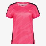 Dutchy Dry dames voetbal T-shirt met print roze zwart - Maat S