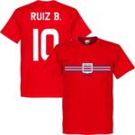 Costa Rica Ruiz B. Team T-shirt - Rood - XS