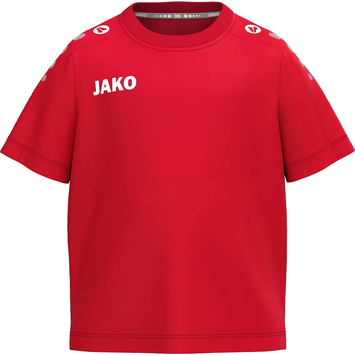 1200x1200-1875 Jako One Bambini Cotton T-Shirt Kinderen - Rood | Maat: 104 - Afbeelding 1