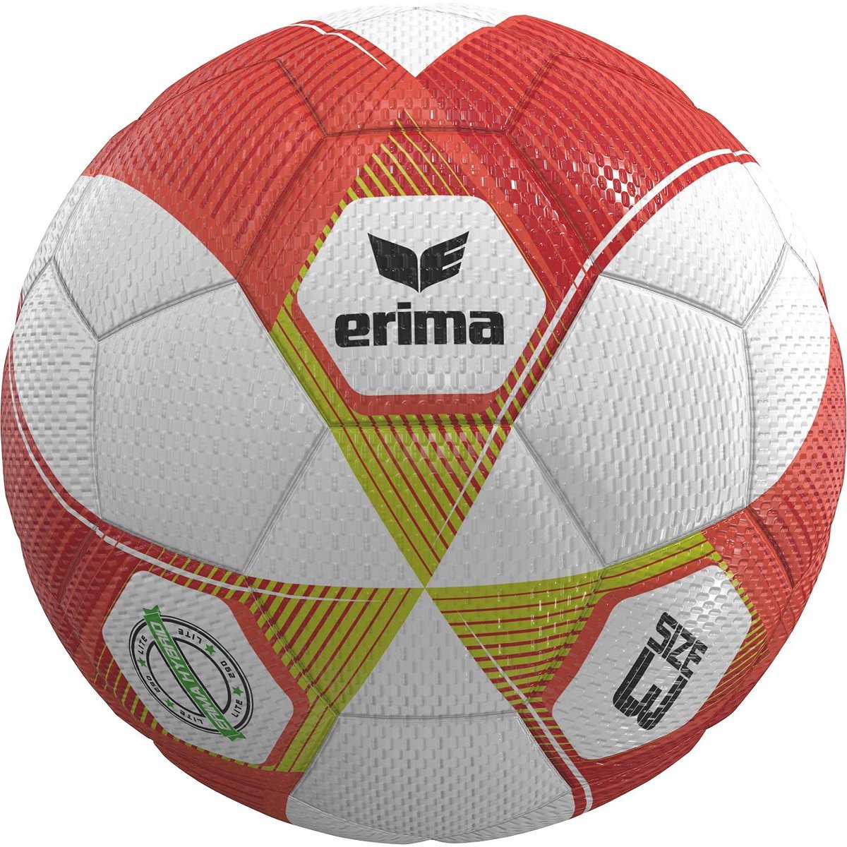 1200x1200-1882 Erima Hybrid Lite 290 (Size 3) Lightbal - Coral / Lime | Maat: 3 - Afbeelding 1