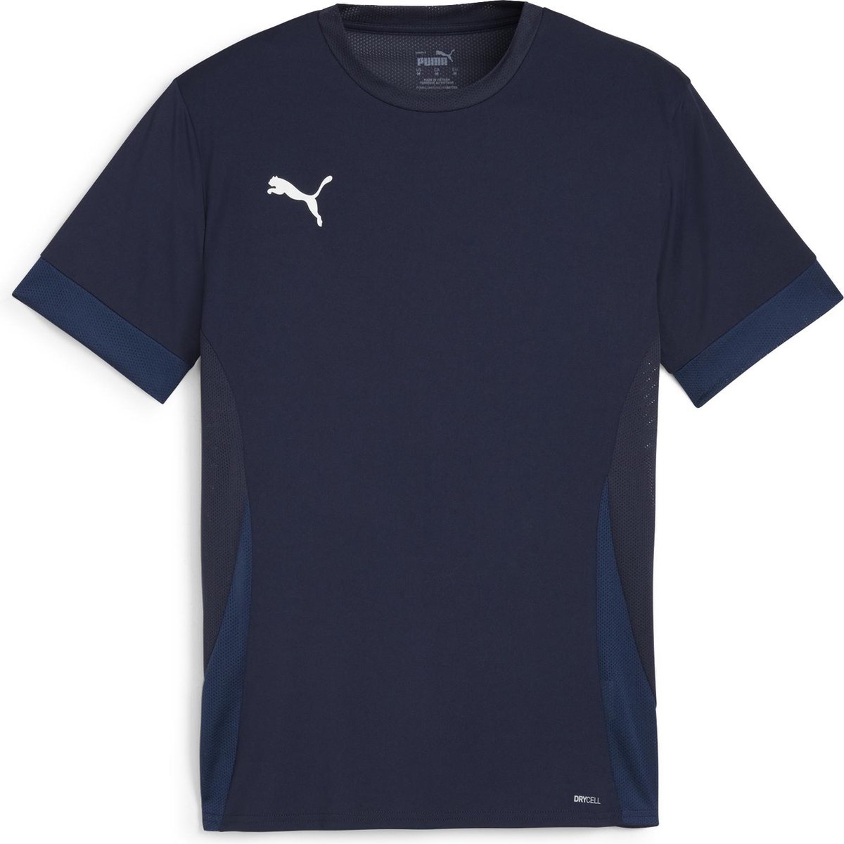 1200x1200-194 PUMA teamGOAL Matchday Jersey Heren Sportshirt - PUMA Navy-PUMA White-Persian Blue - Afbeelding 1