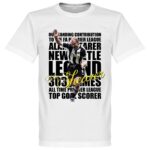 Shearer Legend T-Shirt - Wit  - 5XL
