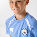Manchester City Voetbaltenue Thuis 2025-2026 - Voetbal Tenue Kinderen - Shirt en Broekje - Jongens en Meisjes -- Maat 140