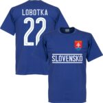 Slowakije Lobotka 22 Team T-Shirt - Blauw - M