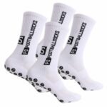 MTTProducts - Ademend - Antislip - Perfect voor voetbal - Maat 39-46 - Elastisch - Ideaal voor heren en dames - Zwart en wit
