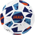 Jako Iconic 290G (Size 4) Lightbal - Wit / Navy / Fluo Oranje | Maat: 4
