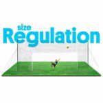 Voetbaldoel met Terugkaatsnet & Achternet Trainer – Open Goaaal Reglementair