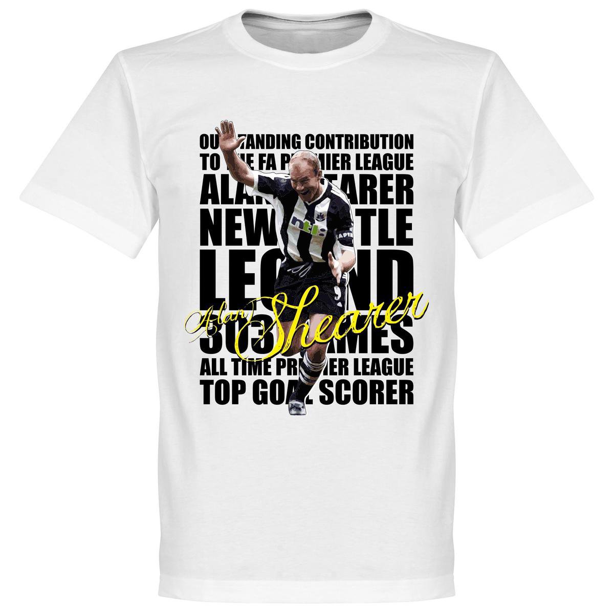 1200x1200-2198 Shearer Legend T-Shirt - Wit - M - Afbeelding 1