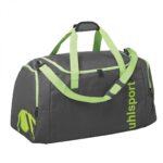 Uhlsport Essential 2.0 Sporttas Antraciet-Fluor Groen Maat 75L (64 x 31 x 38 cm)