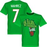 Algerije Afrika Cup 2019 Winners Mahrez T-Shirt - Groen - XXL