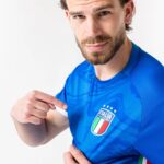 Italië Voetbalshirt Heren - Maat S t/m XXL - FIGC - Officiële Fanmerchandise - Blauw - Polyester