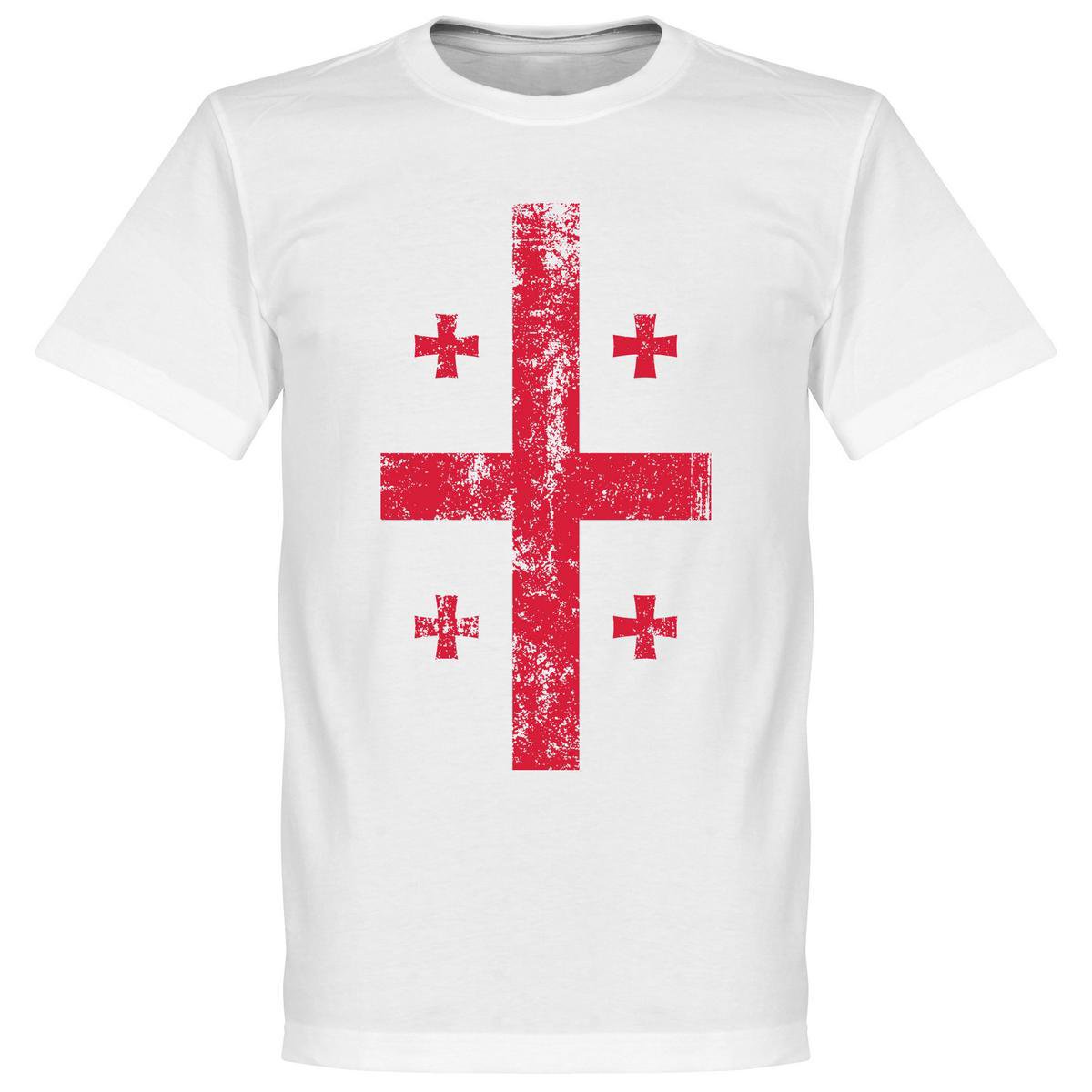 1200x1200-2255 Georgië Flag T-Shirt - XXXL - Afbeelding 1