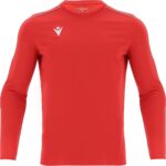 Macron Rigel Hero Voetbalshirt Lange Mouw Heren - Rood | Maat: XXL