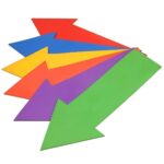 6-pack voetbaltrainingskegels - Zware TPE-veldmarkeringen, T-vormig ontwerp, antislipbasis voor voetbal, rugby, tennis, voetballers en andere velden