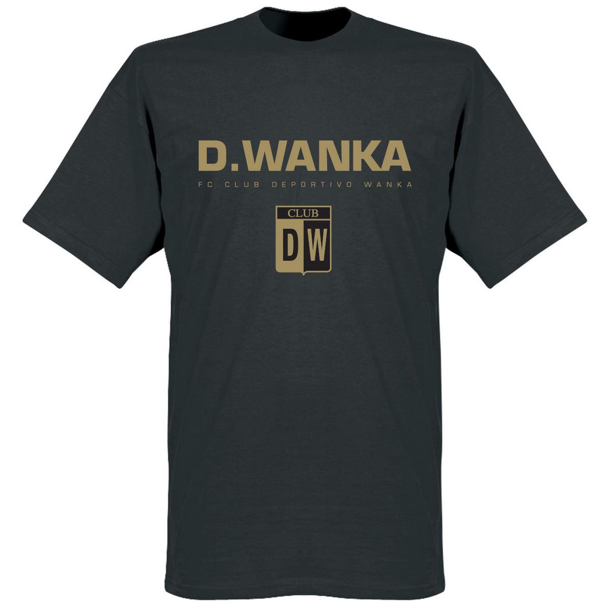 1200x1200-243 Deportivo Wanka T-Shirt - Zwart - XXL - Afbeelding 1