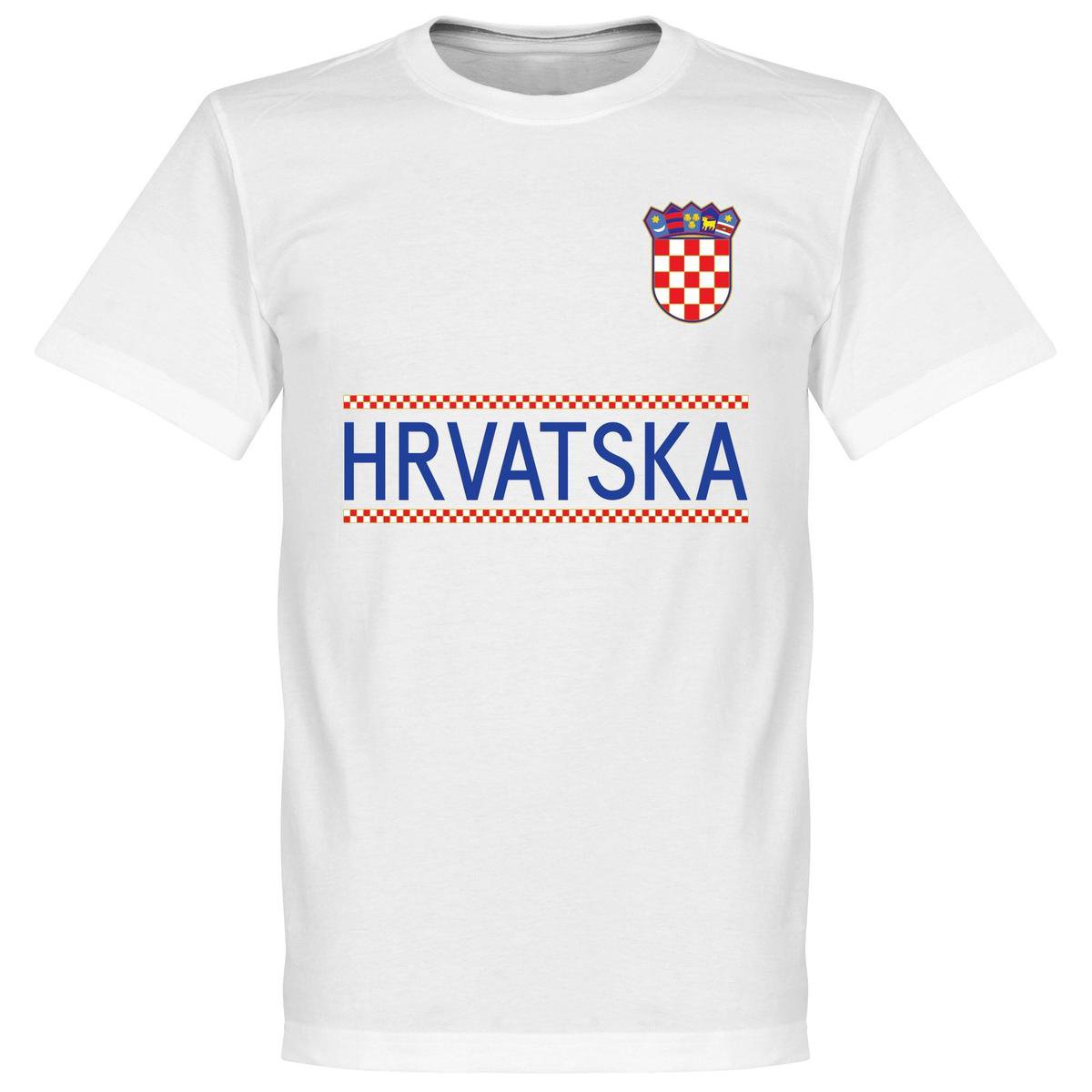 1200x1200-2455 Kroatië Team T-Shirt - Wit - XL - Afbeelding 1