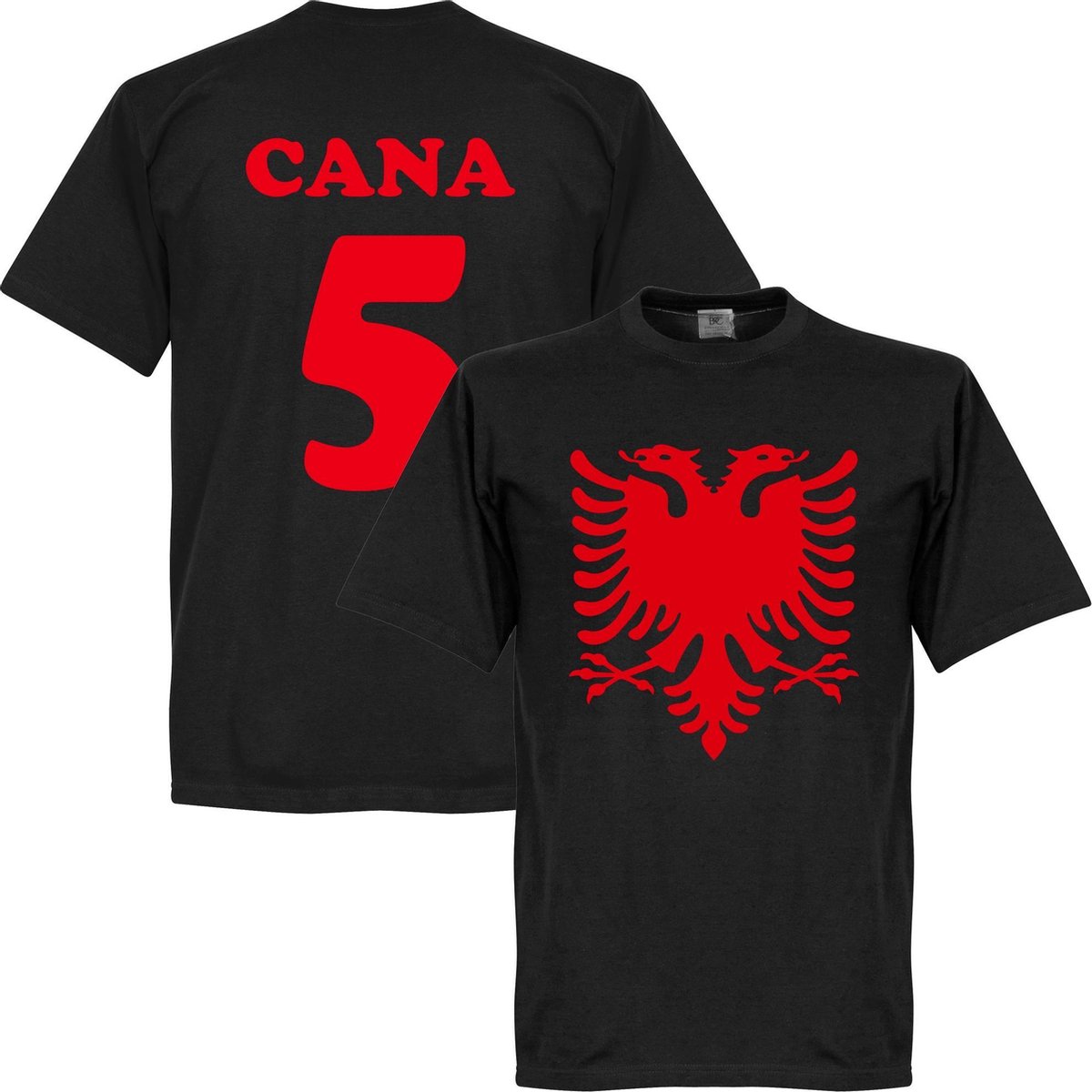 1200x1200-2497 Albanië Cana Adelaar T-Shirt - XS - Afbeelding 1