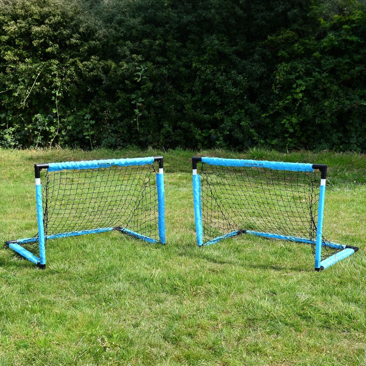 1200x1200-2512 Set van 2 Opvouwbare Training Voetbaldoelen (90x60 cm) - Draagbaar & Duurzaam voor Tuin, Veld en Strand - Afbeelding 1