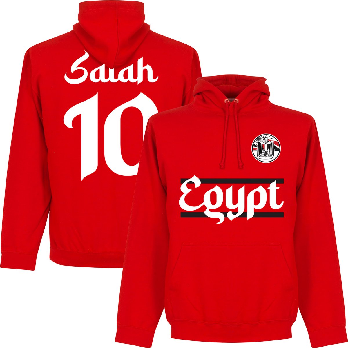 1200x1200-2553 Egypte Salah 10 Logo Team Hoodie - Kinderen - 116 - Afbeelding 1
