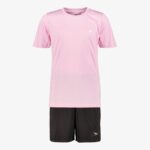 Dutchy tweedelige meisjes sport set lichtroze zwart - Maat 110