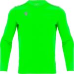 Macron Rigel Hero Voetbalshirt Lange Mouw Kinderen - Fluo Groen | Maat: 152