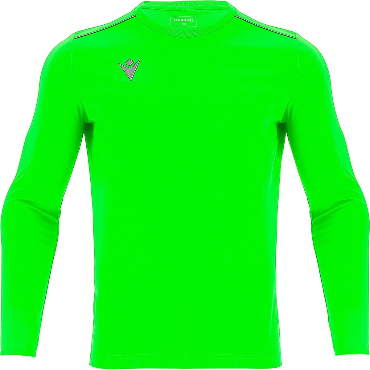 1200x1200-2609 Macron Rigel Hero Voetbalshirt Lange Mouw Kinderen - Fluo Groen | Maat: 152 - Afbeelding 1